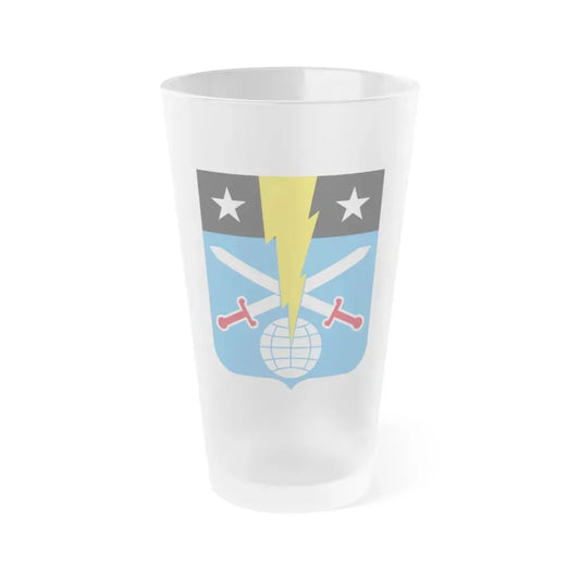 108 Military Intelligence Battalion 2 (U.S. Army) Frosted Pint Glass 16oz Default Title - Go Mug Yourself