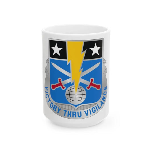 108 Military Intelligence Battalion (U.S. Army) White Coffee Mug-15oz-Go Mug Yourself