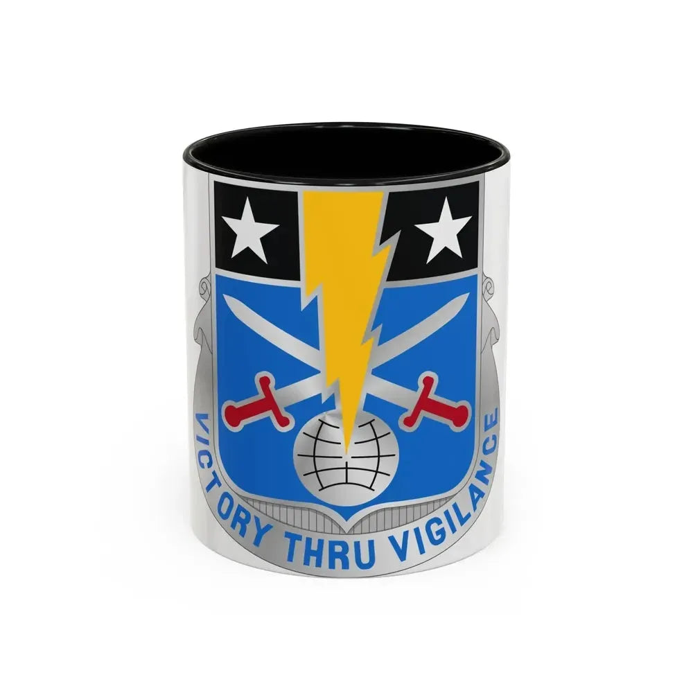 108 Military Intelligence Battalion (U.S. Army) Accent Coffee Mug 11oz Black - Go Mug Yourself