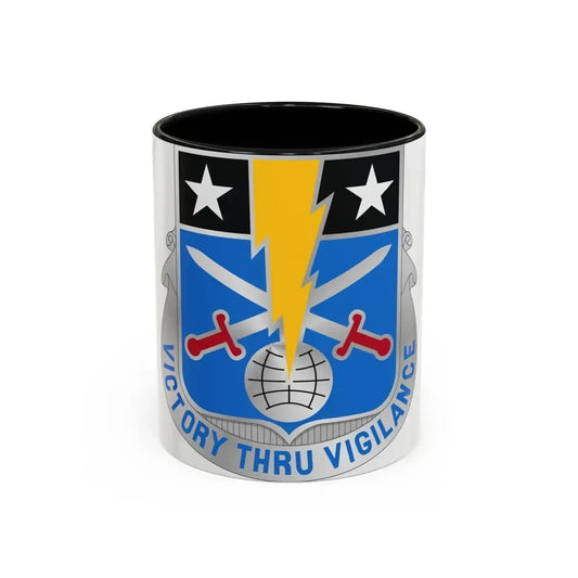 108 Military Intelligence Battalion (U.S. Army) Accent Coffee Mug 11oz Black - Go Mug Yourself