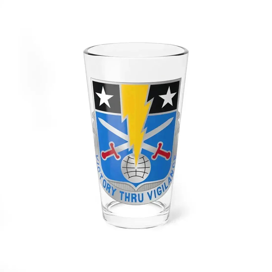 108 Military Intelligence Battalion (U.S. Army) Pint Glass 16oz 16oz - Go Mug Yourself