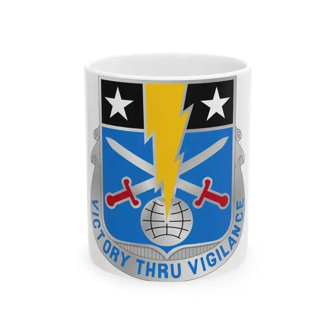 108 Military Intelligence Battalion (U.S. Army) White Coffee Mug 11oz - Go Mug Yourself