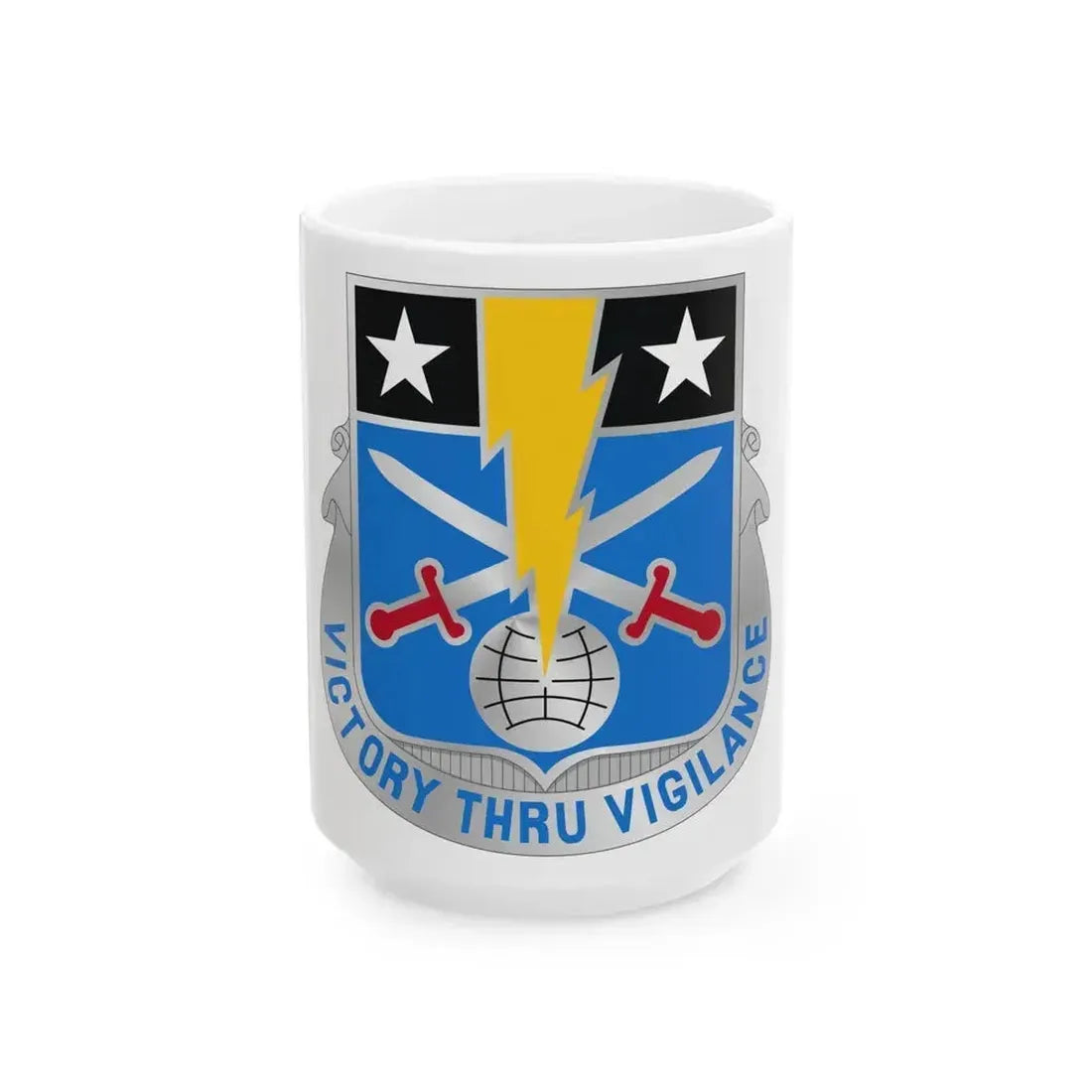 108 Military Intelligence Battalion (U.S. Army) White Coffee Mug 15oz - Go Mug Yourself