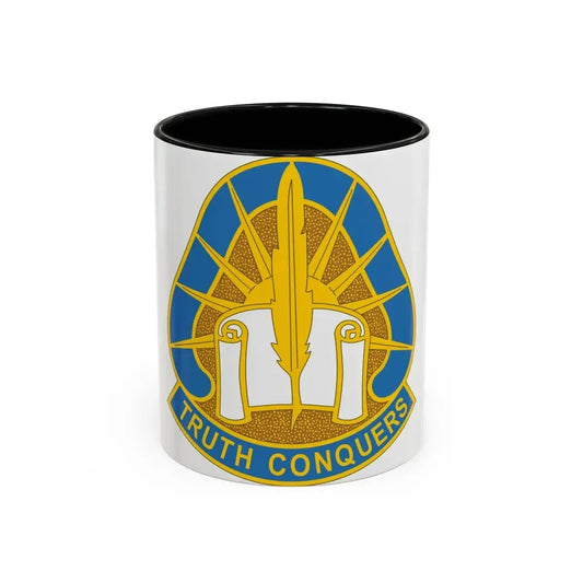 108 Military Intelligence Group (U.S. Army) Accent Coffee Mug 11oz Black - Go Mug Yourself