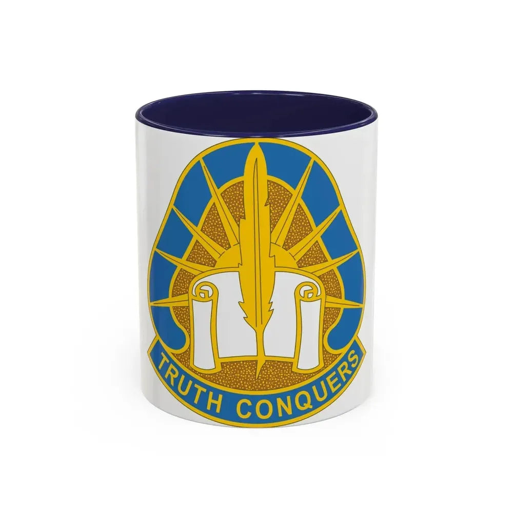108 Military Intelligence Group (U.S. Army) Accent Coffee Mug 11oz Navy - Go Mug Yourself