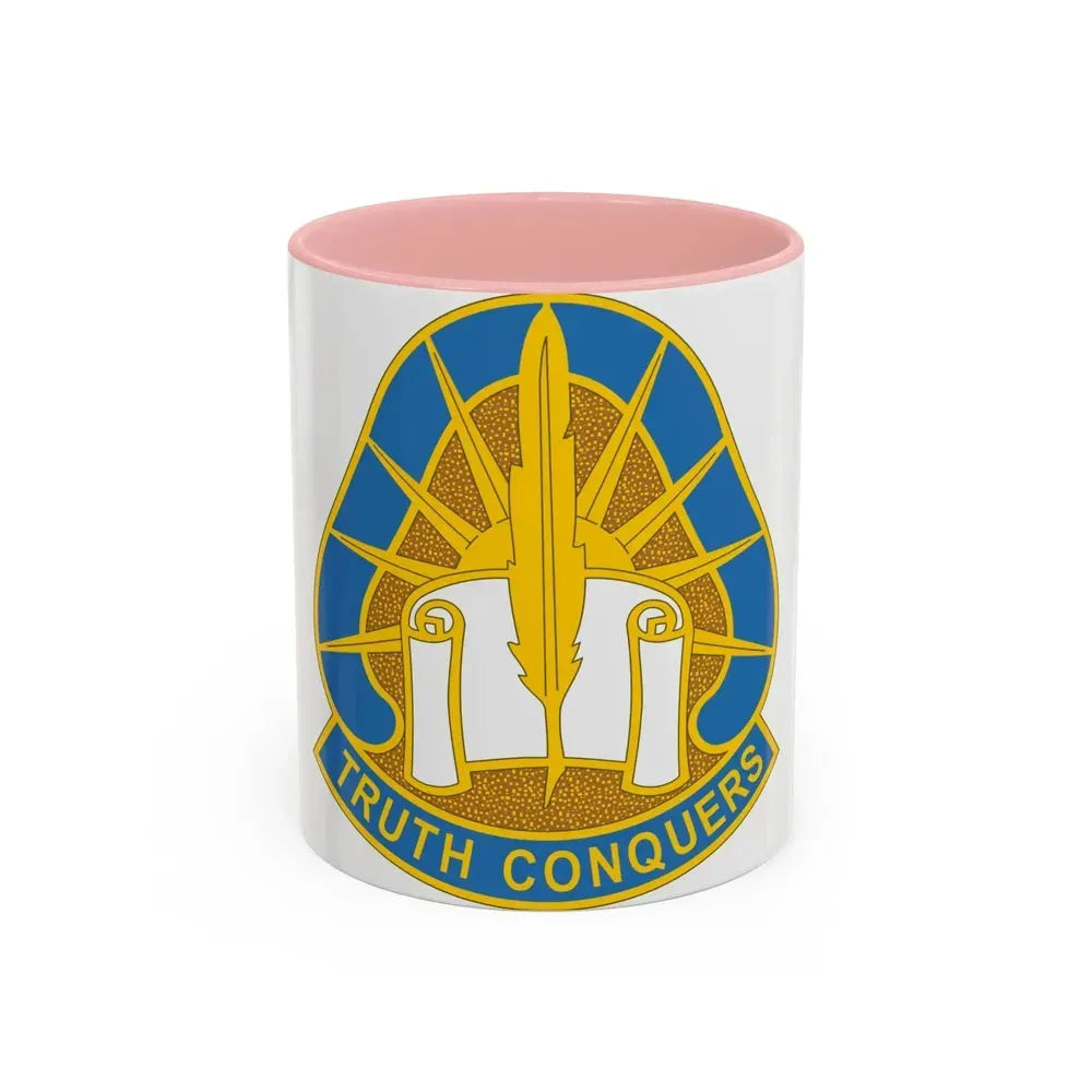 108 Military Intelligence Group (U.S. Army) Accent Coffee Mug 11oz Pink - Go Mug Yourself