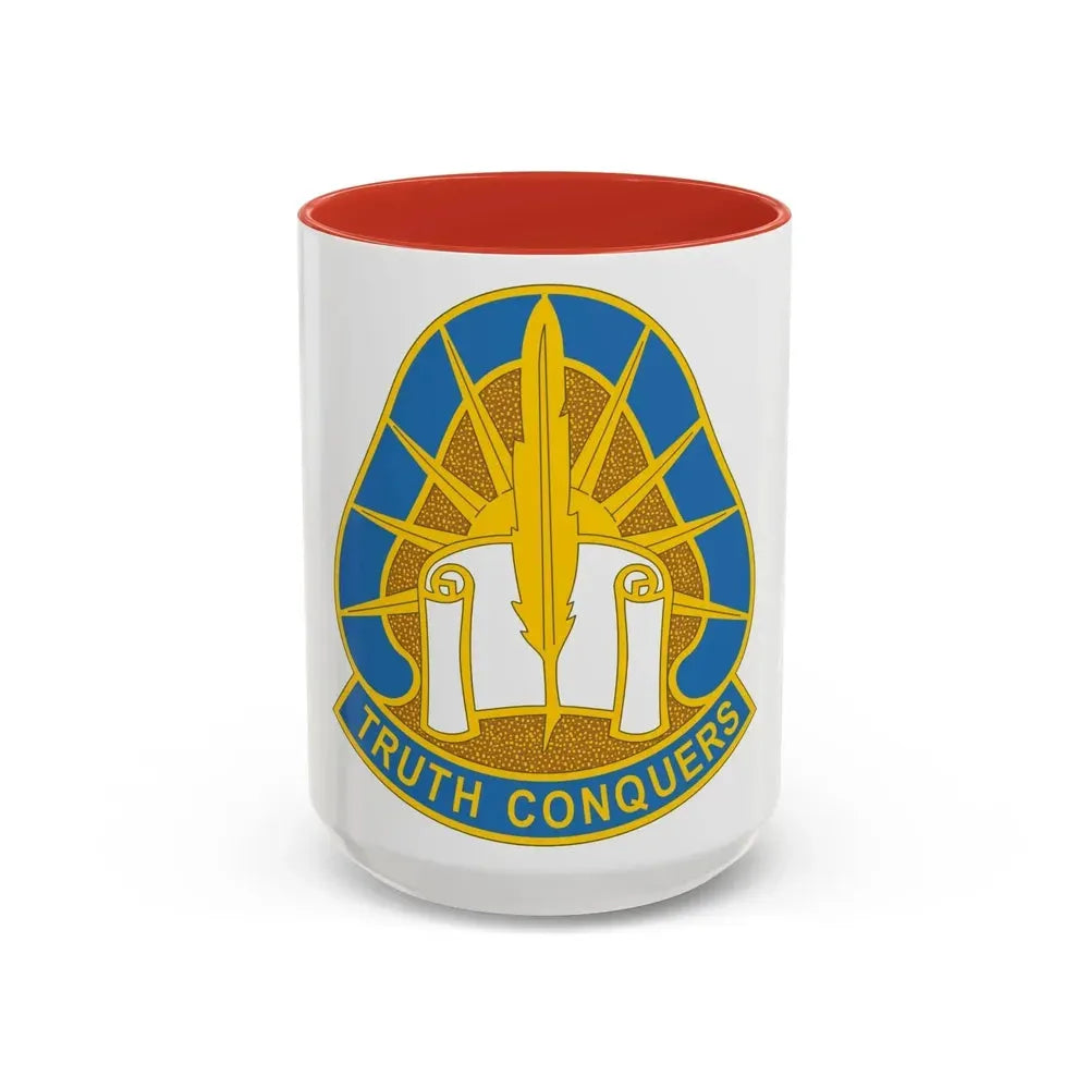 108 Military Intelligence Group (U.S. Army) Accent Coffee Mug 15oz Red - Go Mug Yourself