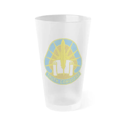 108 Military Intelligence Group (U.S. Army) Frosted Pint Glass 16oz Default Title - Go Mug Yourself