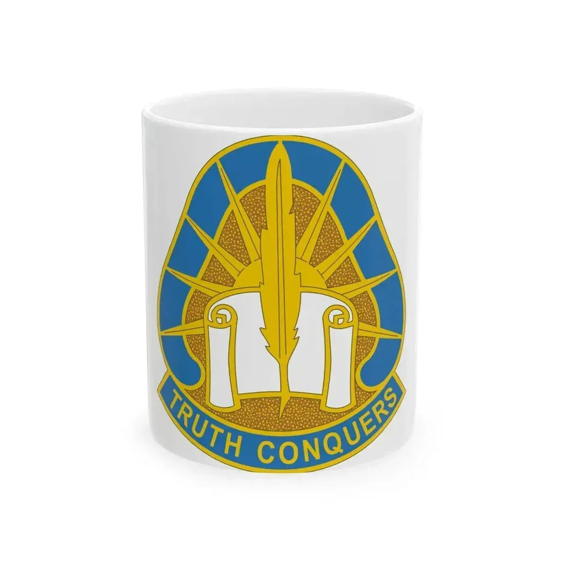 108 Military Intelligence Group (U.S. Army) White Coffee Mug - Go Mug Yourself