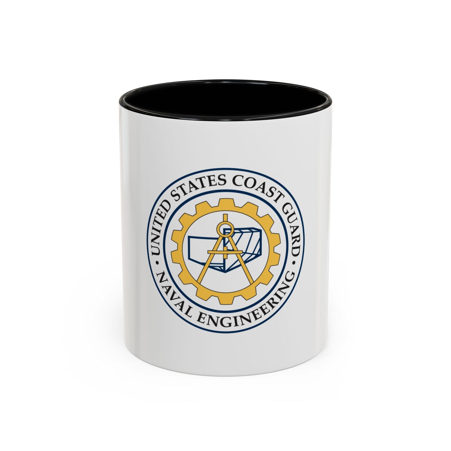 USCG Naval Engineering (U.S. Coast Guard) Accent Coffee Mug