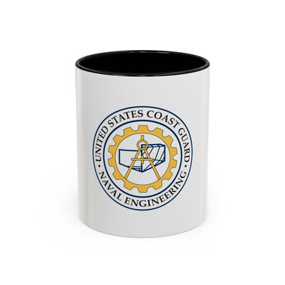 USCG Naval Engineering (U.S. Coast Guard) Accent Coffee Mug