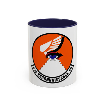 82 Reconnaissance Squadron ACC (U.S. Air Force) Accent Coffee Mug