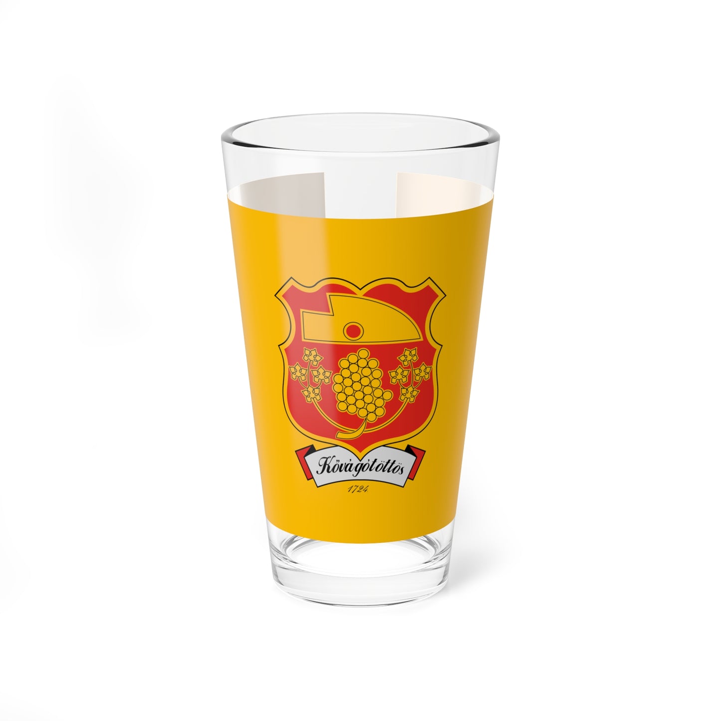 Flag of Kovagotottos (Hungary) Pint Glass 16oz
