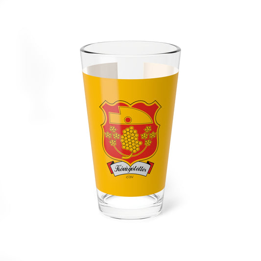 Flag of Kovagotottos (Hungary) Pint Glass 16oz