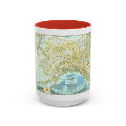 USA - Alaska (1956) (Map) Accent Coffee Mug