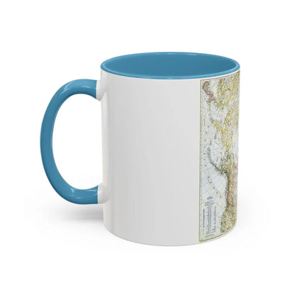 Top Of The World (1949) (Map) Accent Coffee Mug-Go Mug Yourself