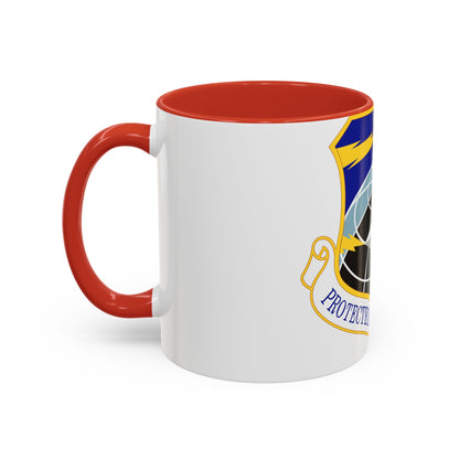 Protected SATCOM Group (U.S. Air Force) Accent Coffee Mug