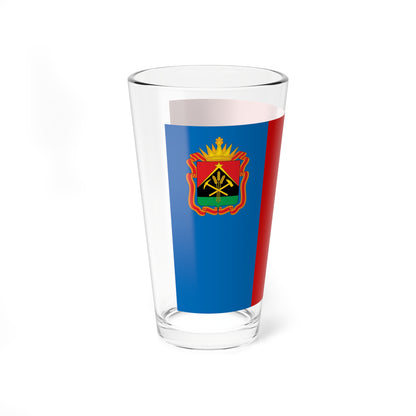 Flag of Kemerovo Oblast (Russia) Pint Glass 16oz