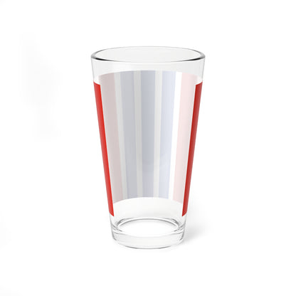 Flag of Rudnyansky rayon Volgograd oblast (Russia) Pint Glass 16oz
