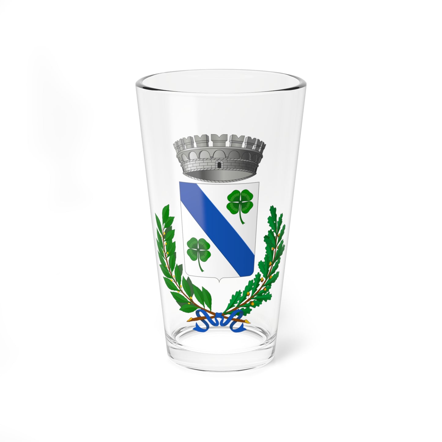 Tezze sul Brenta-Stemma (Italy) (Coat of Arms) Pint Glass 16oz