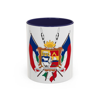 Coat of arms of the Nieuwe Republiek - Accent Coffee Mug