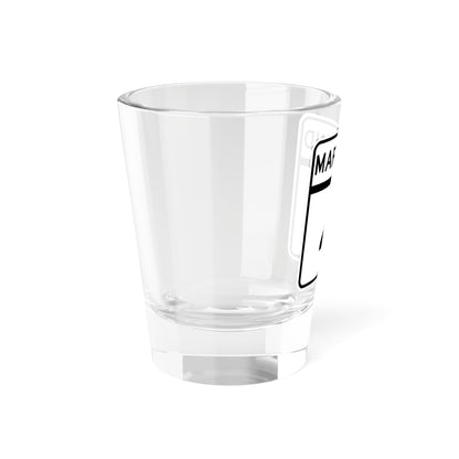 MD Route 4 (Maryland) (Road Sign) Shot Glass 1.5oz