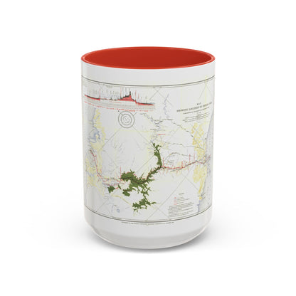 Central America - Panama Canal (1905) (Map) Accent Coffee Mug