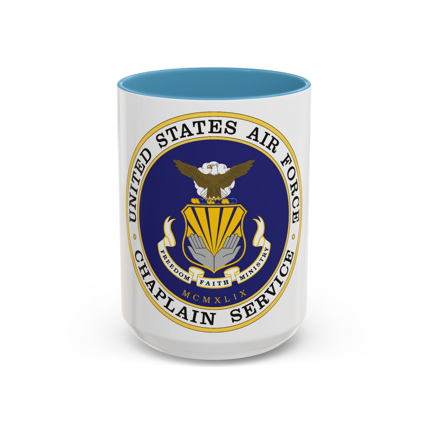 Air Force Chaplain Service (U.S. Air Force) Accent Coffee Mug