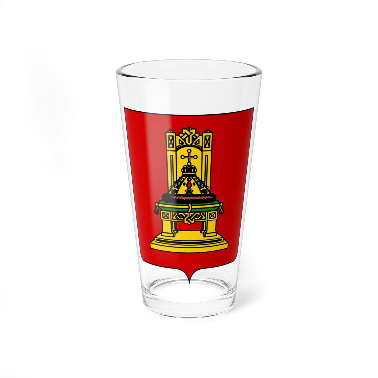 Coat of Arms of Tver oblast (Russia) (Coat of Arms) Pint Glass 16oz