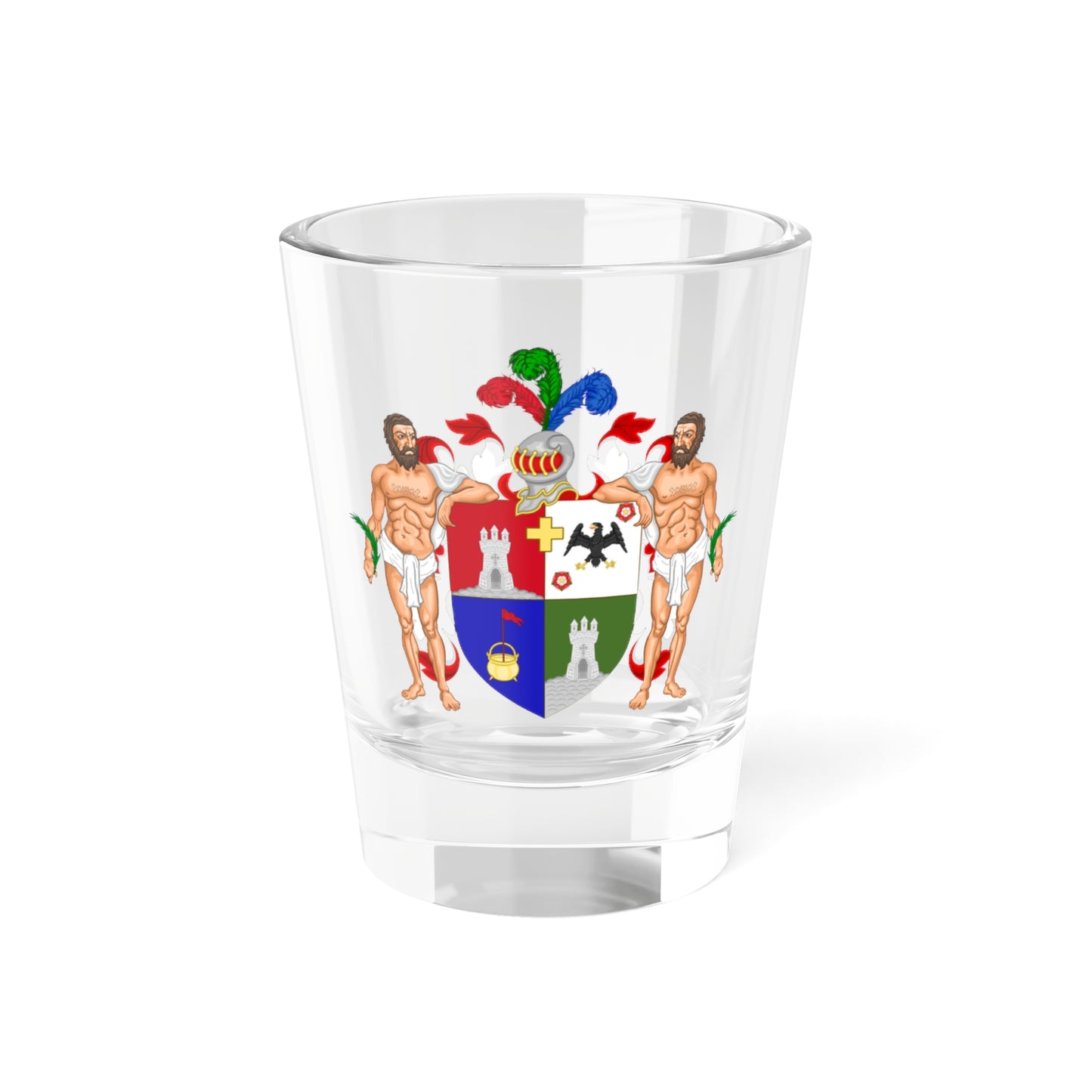 Coat of Arms of José de Escandón (United States) (Coat of Arms) Shot Glass 1.5oz
