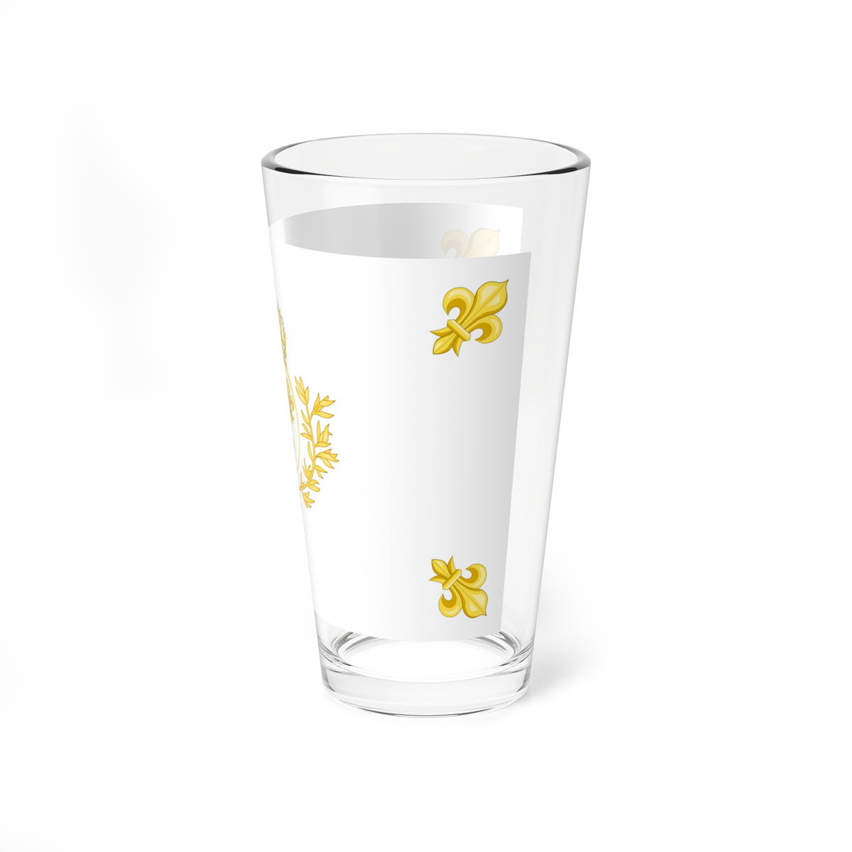 Drapeau du Royaume de France 1814-1830 variante 2 (France) Pint Glass 16oz