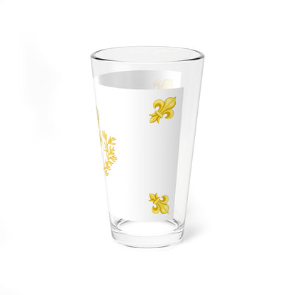 Drapeau du Royaume de France 1814-1830 variante 2 (France) Pint Glass 16oz