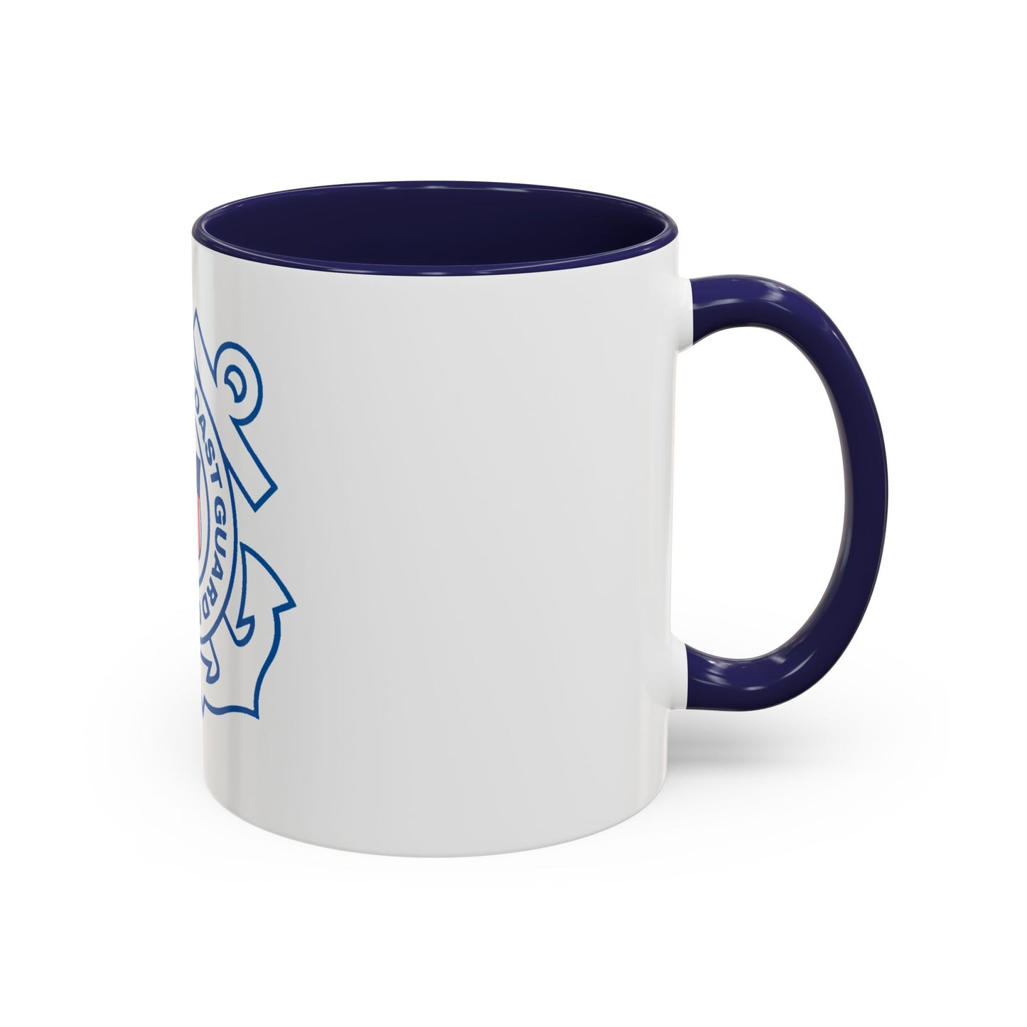 USCG Official Emblem (U.S. Coast Guard) Accent Coffee Mug