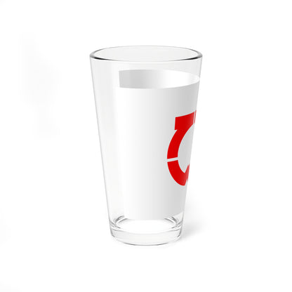 Flag of Tenei Fukushima (Japan) Pint Glass 16oz