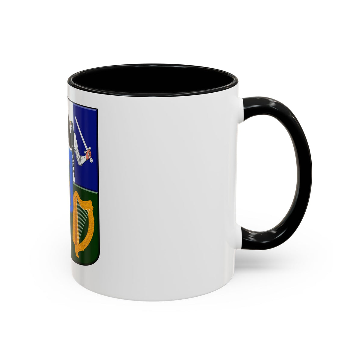 Provincial arms of Ireland, 1651 - Accent Coffee Mug