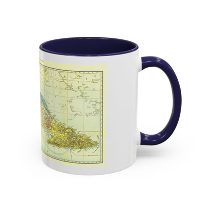 Central America - Cuba (1906) (Map) Accent Coffee Mug