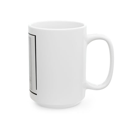 A.( ) Greenwall, Confederate Army Officer, Full-Length Portrait, Facing Front (U.S. Civil War) White Coffee Mug