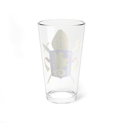 Ordinaat voor de Nederlandse strijdkrachten wapen (Netherlands) (Coat of Arms) Pint Glass 16oz