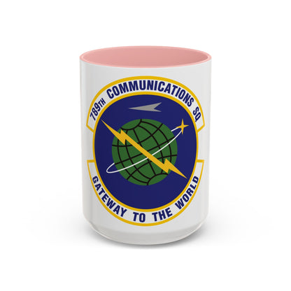 789th Communications Squadron (U.S. Air Force) Accent Coffee Mug