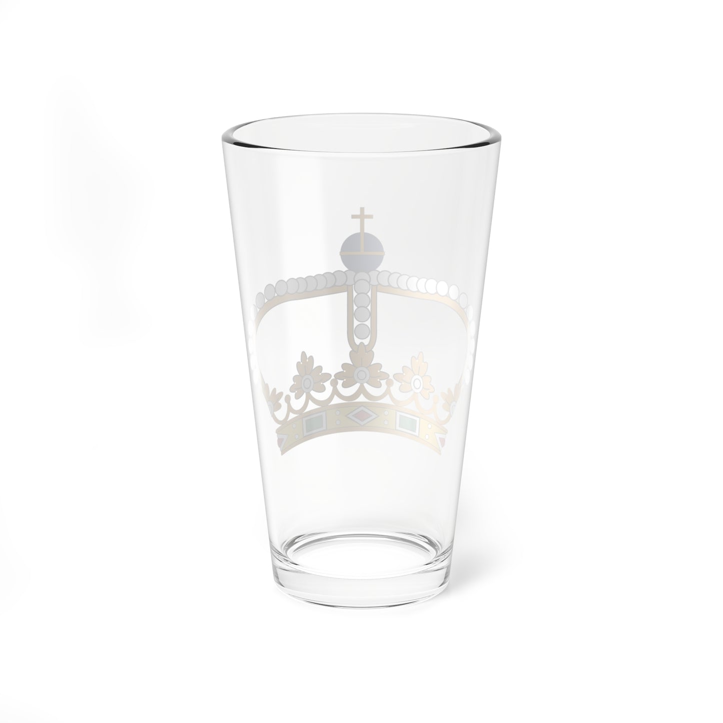Coroa Real Fechada - três arcos - Portugal (Portugal) (Coat of Arms) Pint Glass 16oz