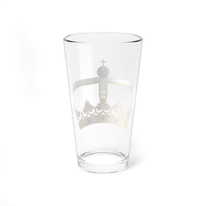 Coroa Real Fechada - três arcos - Portugal (Portugal) (Coat of Arms) Pint Glass 16oz