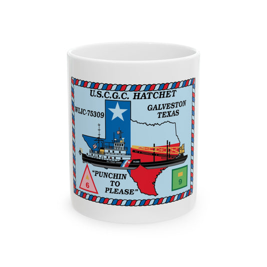 USCGC Hatchet WLIC 75309 (U.S. Coast Guard) White Coffee Mug