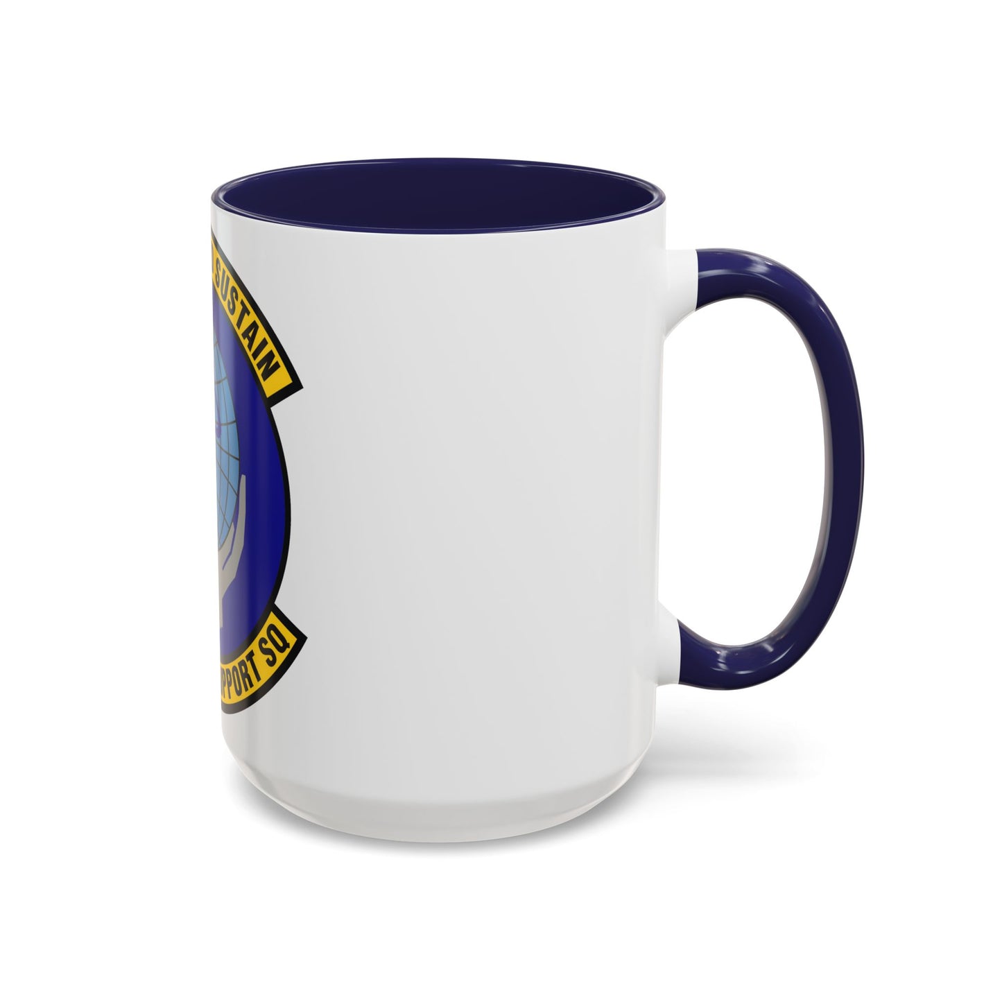 802d Force Support Squadron (U.S. Air Force) Accent Coffee Mug