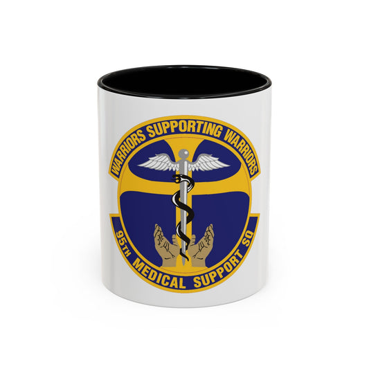 95th Medical Support Squadron (U.S. Air Force) Accent Coffee Mug