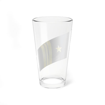 SS.OO.7.  CDE   GALA   (Chile) (Military Rank) Pint Glass 16oz