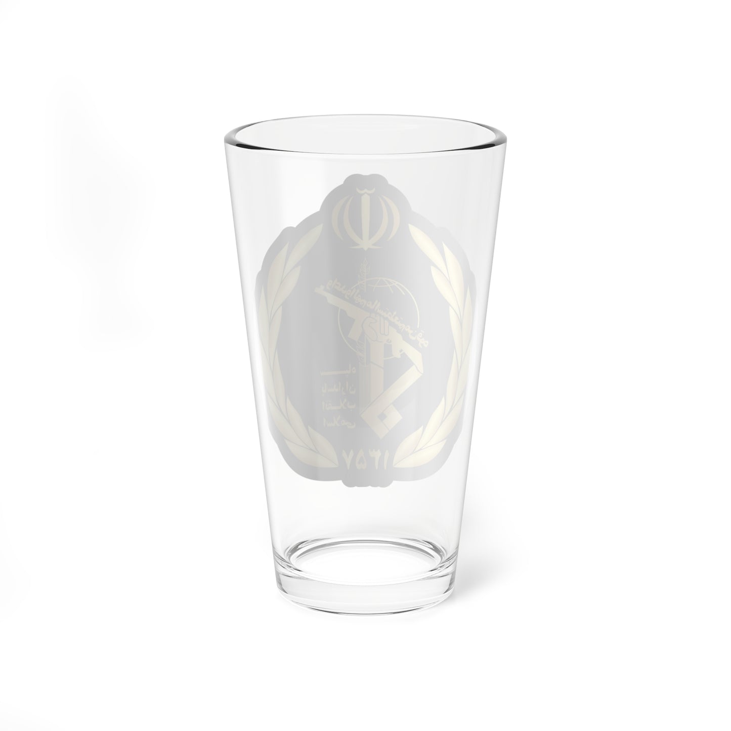 Seal of the Army of the Guardians of the Islamic Revolution (Iran) (Coat of Arms) Pint Glass 16oz