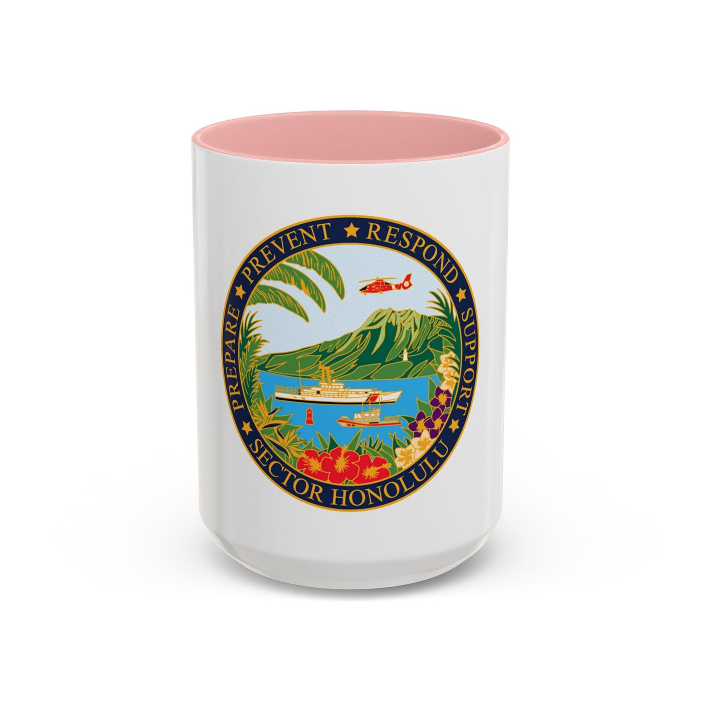 USCG Sector Honolulu (U.S. Coast Guard) Accent Coffee Mug