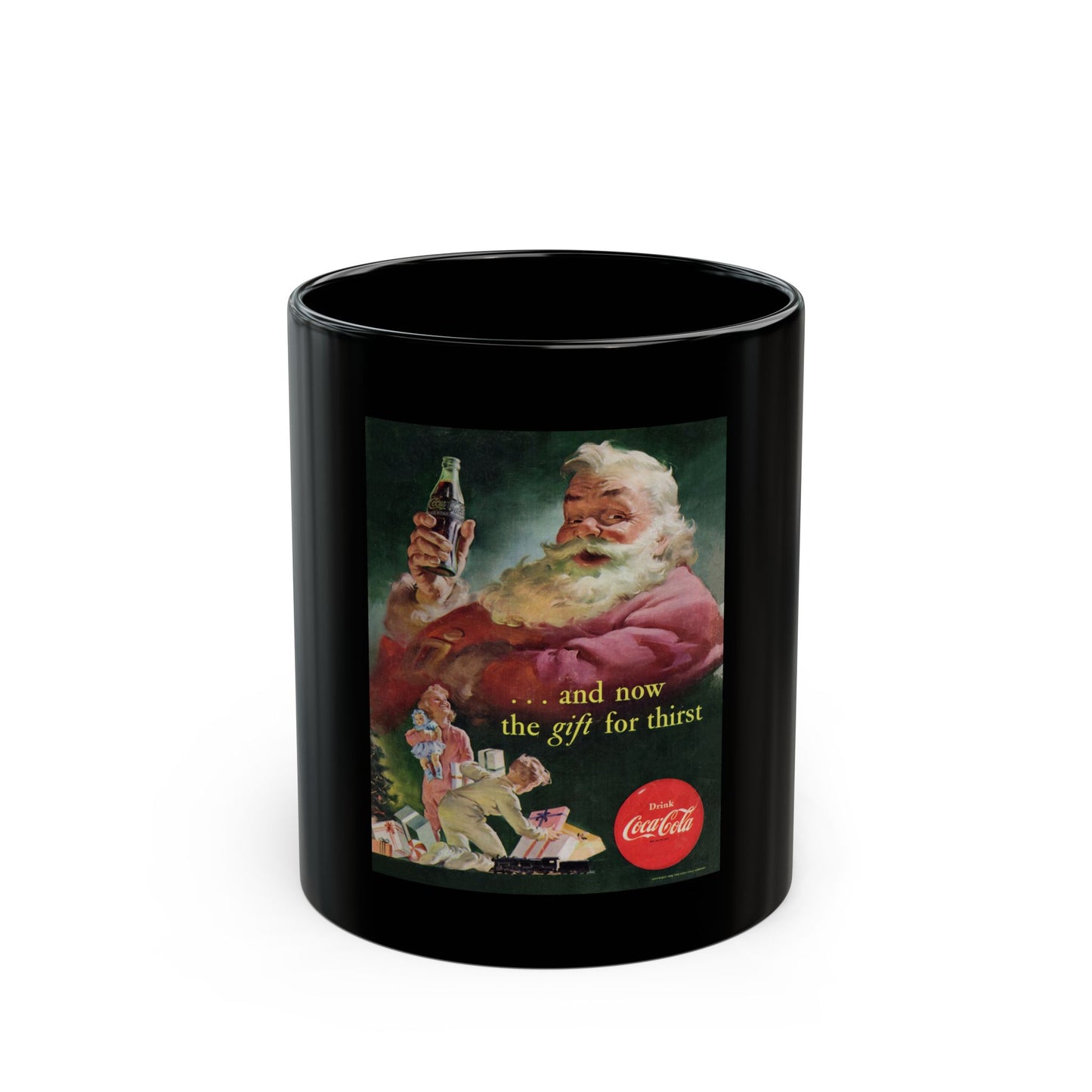 Drink Coca-Cola, Collier's, December 20, 1952 - Black Coffee Mug