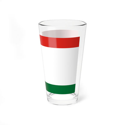 Flag of Hehalom (Hungary) Pint Glass 16oz