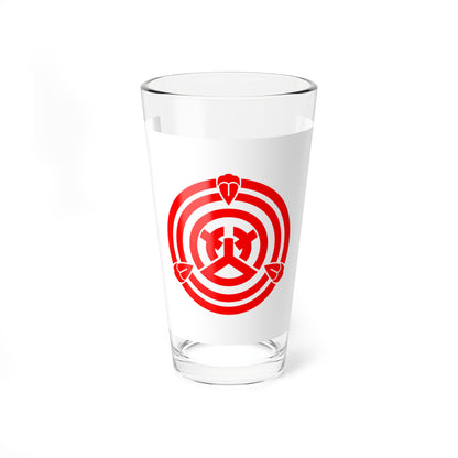 Flag of Okazaki Aichi (Japan) Pint Glass 16oz